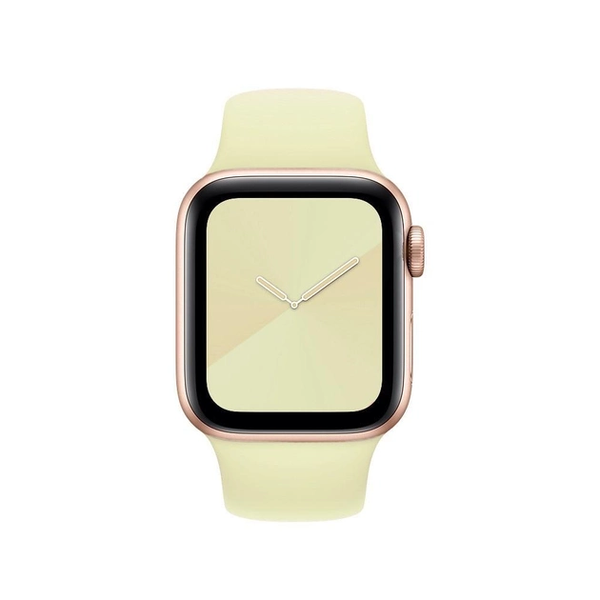 Силіконовий ремінець для Apple Watch 42/44/45/49 мм Mellow Yellow 212-00692 фото