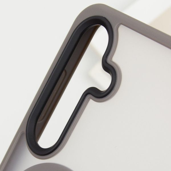 TPU+PC чохол Metal Buttons with MagSafe Colorful для Samsung Galaxy S24+ Grey 555-03011 фото