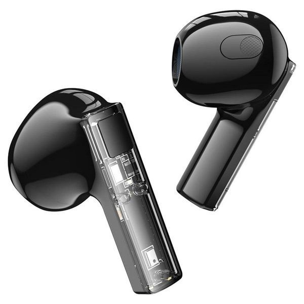 Навушники BOROFONE BW23 Crystal bean Transparent Edition true wireless BT headset Jazz Black 656-00879 фото