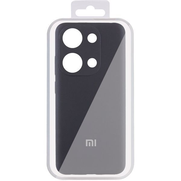 Чехол Silicone Cover Lakshmi Full Camera для Xiaomi Redmi Note 13 Pro 4G Черный 555-02166 фото
