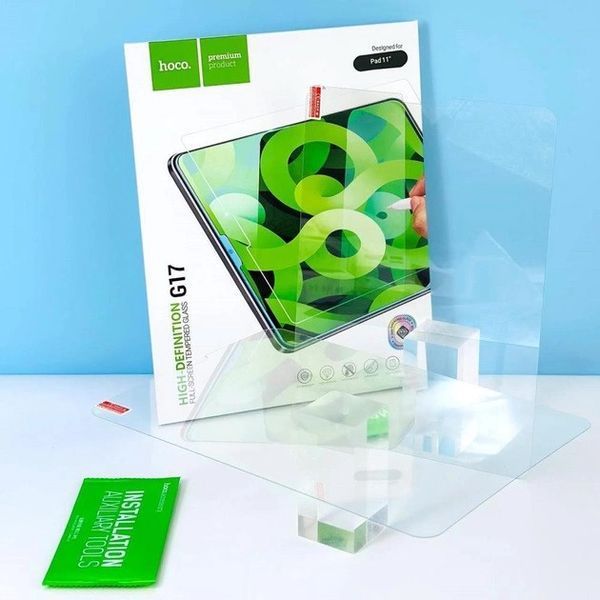 Захисне скло Hoco G17 full screen tempered glass для iPad з діагоналлю 11" 777-00741 фото