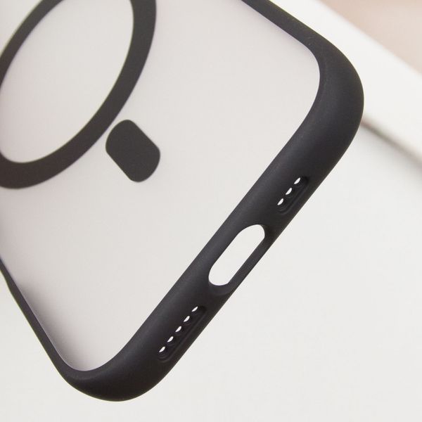 TPU+PC чохол Blueo Skin Friendly Frosted with MagSafe для Apple iPhone 16 (6.1") Black 777-07921 фото