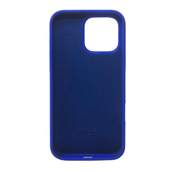 Силиконовый чехол для iPhone 16 Pro Shiny Blue 666-01220 фото