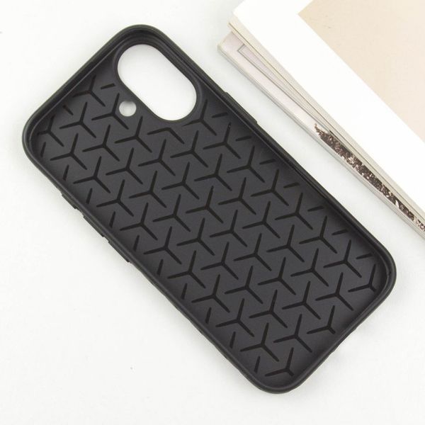 Чехол TPU Weaving для iPhone 16 (6.1") Black 555-00327 фото