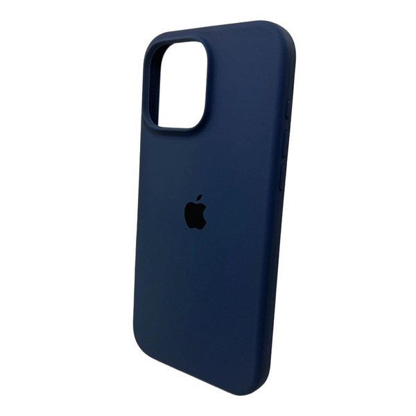 Силиконовый чехол для iPhone 16 Pro Max Dark Blue 666-01270 фото
