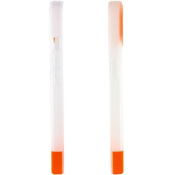 Чехол TPU+PC Bichromatic для Apple iPhone 13 (6.1") Matte / Orange 555-03993 фото