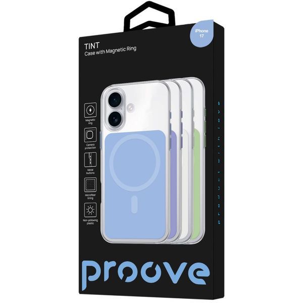 Чохол Proove Tint Case with Magnetic Ring iPhone 17 Lavander PCTCIP170026 фото