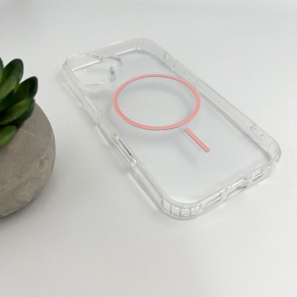 Чехол Acrylic Thin Magnetic для Apple iPhone 17 Pink 666-03712 фото