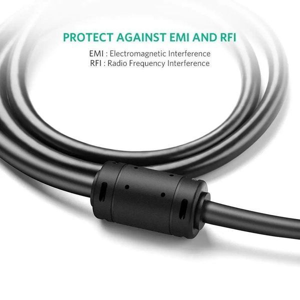 Кабель UGREEN VG101 VGA Male to Male Cable 1m (Black)(UGR-11673) UGR-11673 фото