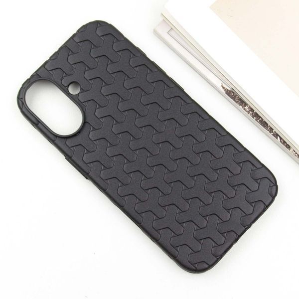 Чехол TPU Weaving для iPhone 16 (6.1") Black 555-00327 фото