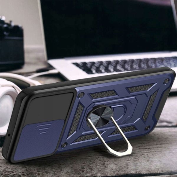 Ударопрочный чехол Camshield Serge Ring для Samsung Galaxy M35 5G Blue 777-04331 фото