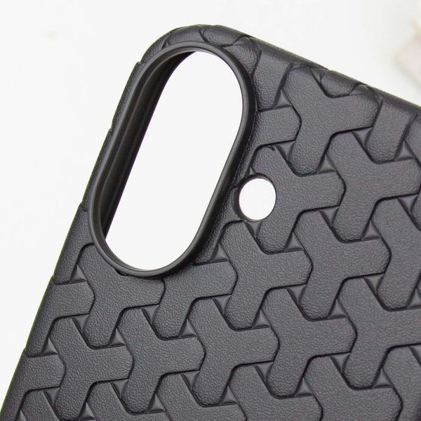 Чехол TPU Weaving для iPhone 16 (6.1") Black 555-00327 фото