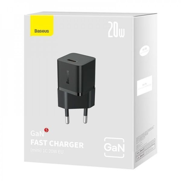 МЗП Baseus GaN5 Mini Fast Charger 20W (Type-C) Purple CCGN050105 фото