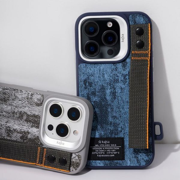 Чохол Kajsa Outdoor Collection Tie Dye with Magnetic Ring iPhone 16 Pro Black 656-08162 фото