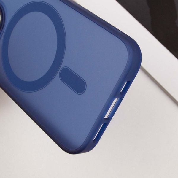 Чохол TPU+PC Lily with MagSafe для Apple iPhone 13 Pro (6.1") Deep Navy 214-03621 фото