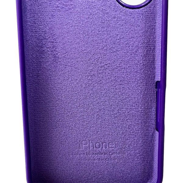 Силіконовий чохол для iPhone 16 Dark Purple 666-01166 фото