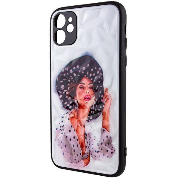 TPU+PC чохол Prisma Ladies для Apple iPhone 11 (6.1") Girl in a hat 208-05969 фото