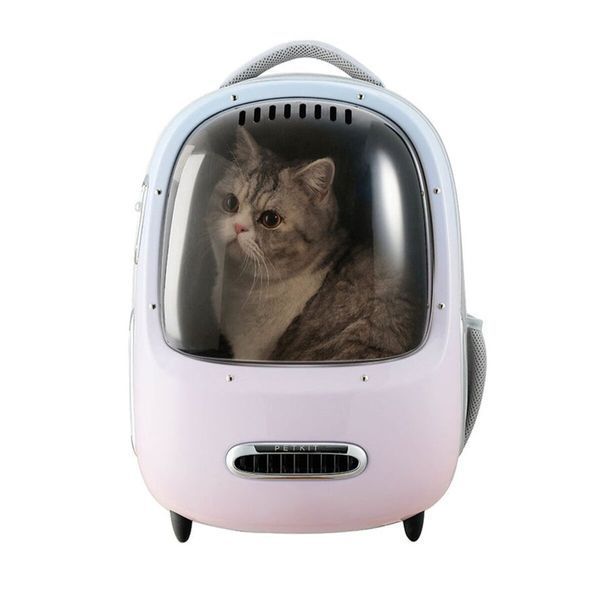 Рюкзак-переноска PETKIT Breezy2 Smart Cat Carrier Pink (P7704-P) 656-01125 фото