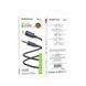 Аудіокабель BOROFONE BL20 True sound silicone digital audio conversion cable iP Black 6941991114397 фото 2