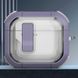 Футляр протиударний Locking Button для навушників Airpods 3 Light Purple 203-00413 фото 2