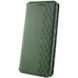 Шкіряний чохол-книжка GETMAN Cubic для Samsung Galaxy M34 5G Зелений 555-01812 фото 5
