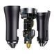 Автомобильное зарядное устройство Baseus Golden Contactor Pro Dual Fast Charger Car Charger C+C 40W Dark Gray 656-00545 фото 4