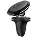 Тримач для мобiльного Baseus Magnetic Air Vent Car Mount Holder with cable clip Black 656-00429 фото 3