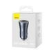 Автомобильное зарядное устройство Baseus Golden Contactor Pro Dual Fast Charger Car Charger C+C 40W Dark Gray 656-00545 фото 6