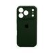 Силиконовый чехол с закрытой камерой для iPhone 17 Pro Dark Green 666-04261 фото 1