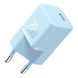 Мережевий зарядний пристрій Baseus GaN5 Fast Charger(mini) 1C 20W EU Blue 656-01299 фото 1