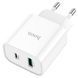 Зарядний пристрій HOCO C80A Plus Type-C 20W + USB-A 18W Білий 209-00102 фото 1