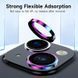 Защитное стекло Metal Classic на камеру для Apple iPhone 15 (6.1") / 15 Plus (6.7") Rainbow 204-00434 фото 4