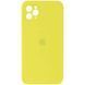 Силіконовий чохол з квадратними бортиками для iPhone 11 Pro Max Yellow 208-00891 фото