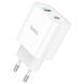 Зарядний пристрій HOCO C80A Plus Type-C 20W + USB-A 18W Білий 209-00102 фото 4