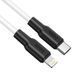 Кабель HOCO X21 Plus Type-C to iP 3A, 20W, 1m, black and white 6931474742162 фото 4