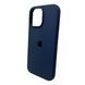 Силиконовый чехол для iPhone 16 Pro Max Dark Blue 666-01270 фото 3