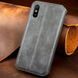 Шкіряний чохол-книжка GETMAN Cubic для Xiaomi Redmi 9A Сірий 555-01966 фото 4