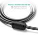 Кабель UGREEN VG101 VGA Male to Male Cable 1m (Black)(UGR-11673) UGR-11673 фото 4