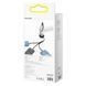 Кабель Baseus Bright Mirror 2 Series Retractable 3-in-1 Fast Charging Data Cable USB to M+L+C 66W 1.1m Black CAMJ010101 фото 4