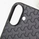 Чехол TPU Weaving для iPhone 16 (6.1") Black 555-00327 фото 5