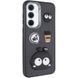Чехол TPU Leather Toys для Samsung Galaxy A36 5G Monster / Black 555-00919 фото 1