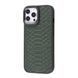 Чехол Kajsa Snake Pattern iPhone 15 Pro Max Olive 656-08112 фото 1