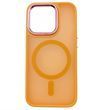 Чохол Space Magnetic Color з Magsafe для iPhone 13 Pro Max Жовтогарячий 214-00718 фото