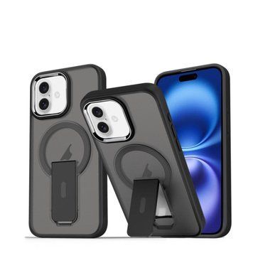 Чехол для смартфона Magnetic Stand для iPhone 16 Black 666-01979 фото