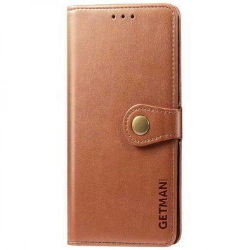 Кожаный чехол-книжка GETMAN Gallant (PU) для Xiaomi Redmi 13 4G / Poco M6 4G Brown 777-06220 фото
