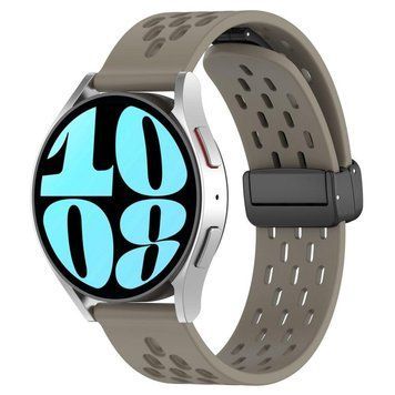 Ремінець Универс 22mm Silicone With Magnetic для Samsung/Amazfit/Huawei Dark Grey 212-02784 фото