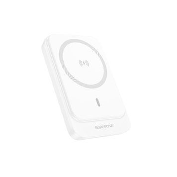 Зовнішній акумулятор BOROFONE BJ63A Nimble PD20W magnetic power bank(10000mAh) White 656-01154 фото