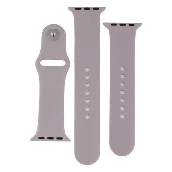 Ремінець для Apple Watch Band Silicone Two-Piece 38/40/41 mm Lavender 212-02086 фото