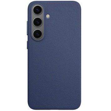 Шкіряний чохол Leather Case для Samsung Galaxy S25 Dark Blue 777-07951 фото