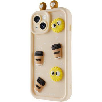 Чехол TPU Toys Case with Ears для Apple iPhone 15 (6.1") Sand 208-05361 фото